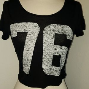 Ladies cropped shirt
